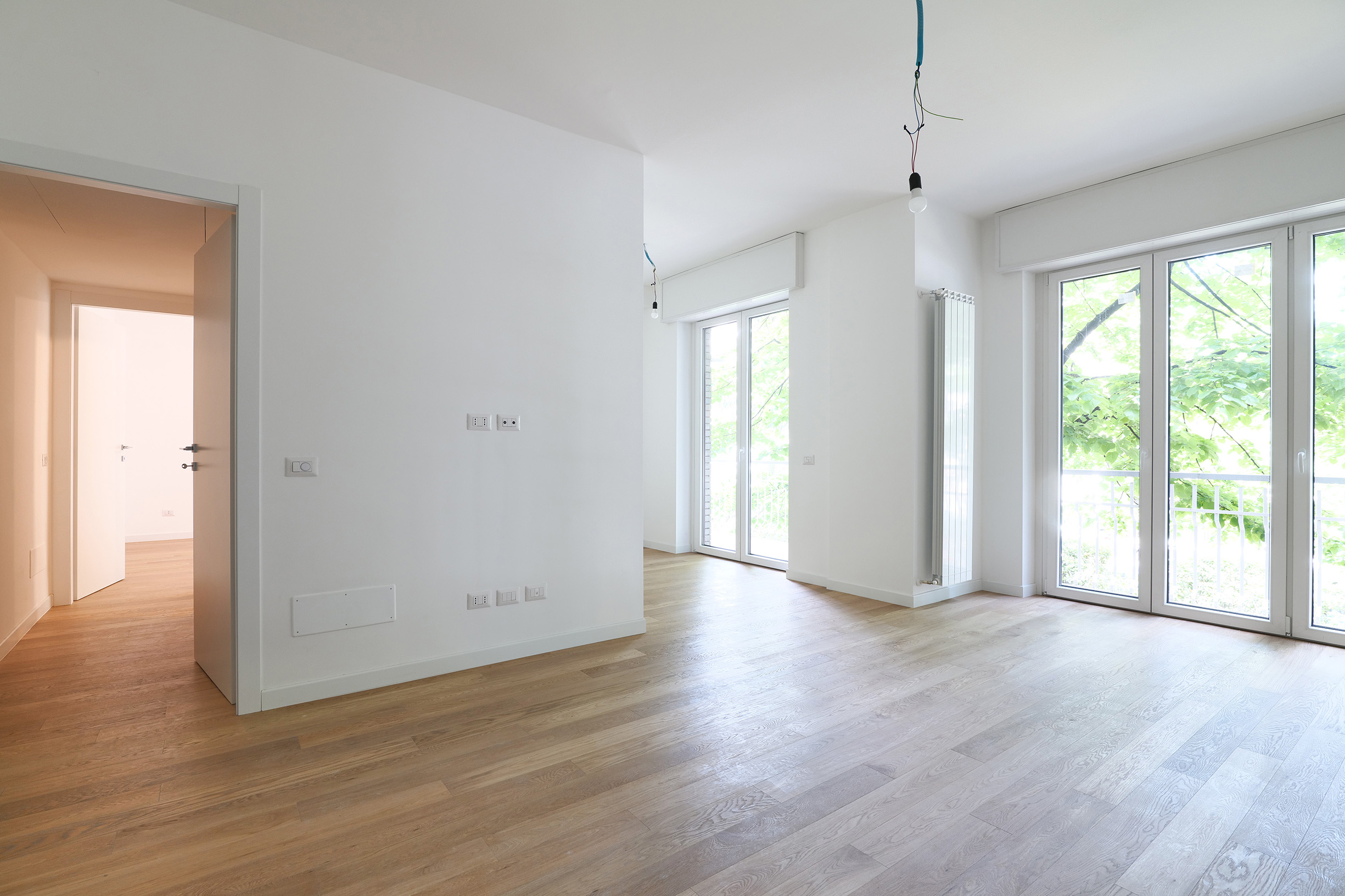 ingresso appartamento in via Famagosta Milano, dopo il rinnovo