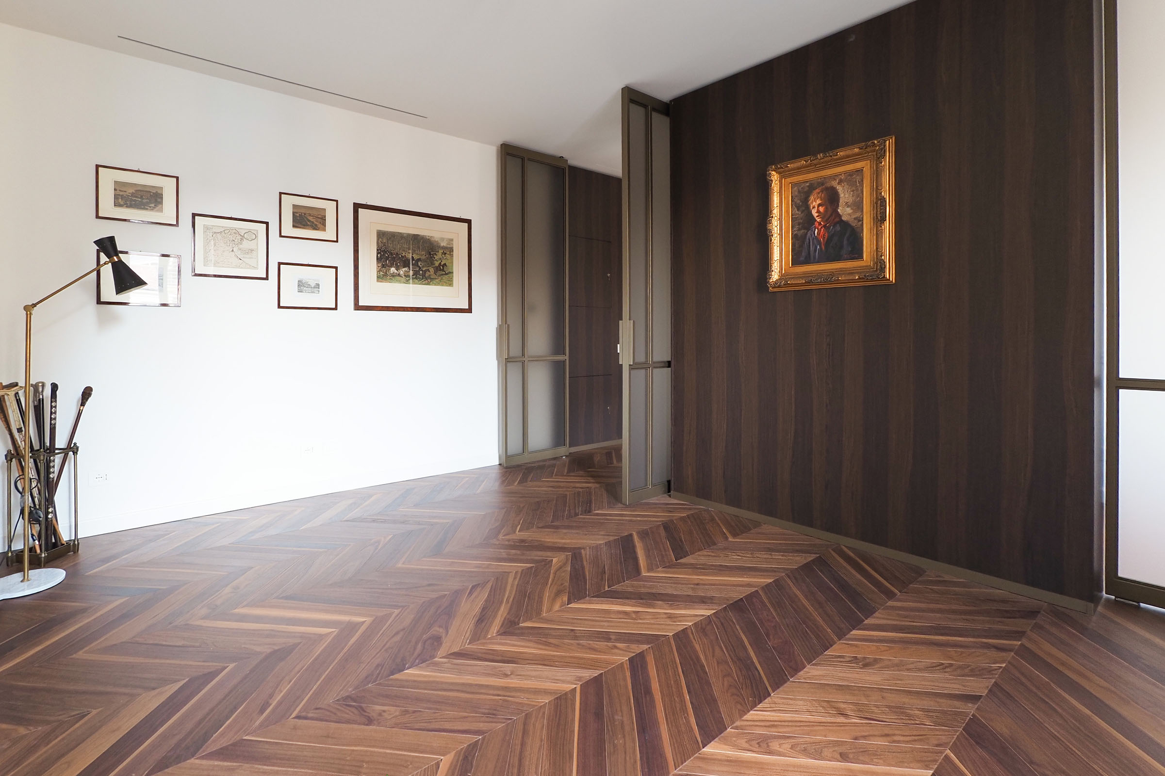 Appartamento di lusso in Piazzale Cadorna (MI) - pavimenti in parquet e finiture di pregio